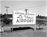 Vintage Photo of Captain Robert La Fleur Airport Sign